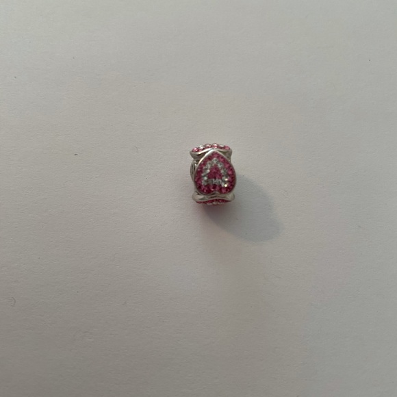 Fits Pandora bracelet heart crystal charm - Picture 3 of 4